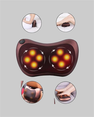 Ergonomik Derin Yoğurmalı Boyun Bel Sırt Masaj Cihazı Priz Çakmak Girişli