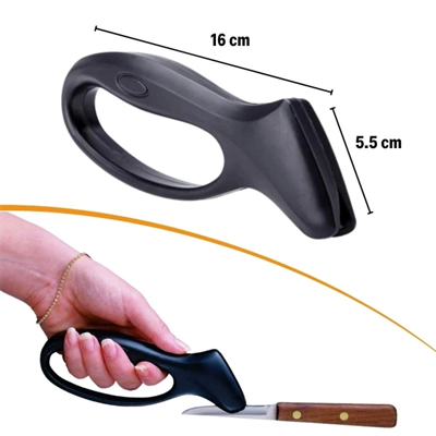 Ergonomik Paslanmaz Çelik Manuel Bıçak Bileme Aleti