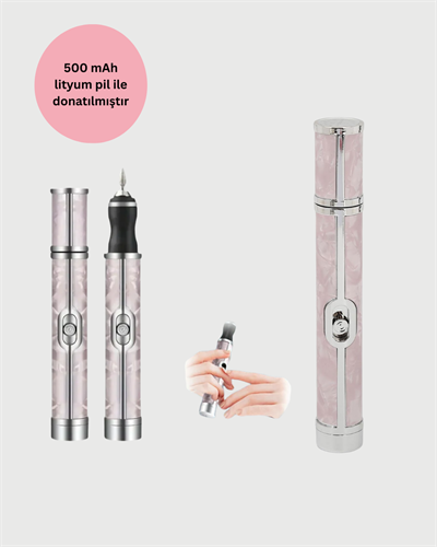 Ergonomik Saplı 20.000 RPM Hız Kontrollü Manikür Pedikür Makinesi