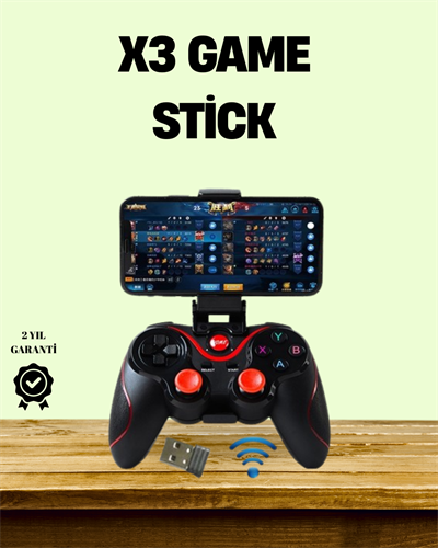 Ergonomik Tasarımlı Şarjlı Kablosuz Gamepad