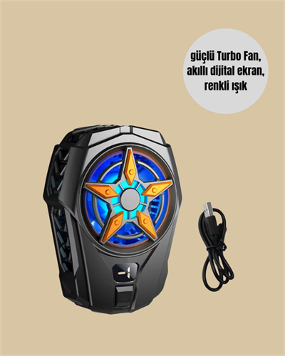 Ergonomik Telefon Soğutucu – 2 Hız Ayarı, Hafif ve Taşınabilir