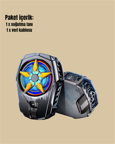 Ergonomik Telefon Soğutucu – 2 Hız Ayarı, Hafif ve Taşınabilir