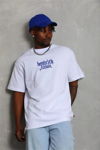 Erkek Baskılı T-Shirt Kısa Kol Bisiklet Yaka Regular Fit Rahat Kalıp Günlük Tişört - Beyaz