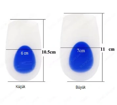 Erkek İçin Darbe Emici Topuk Silikonu