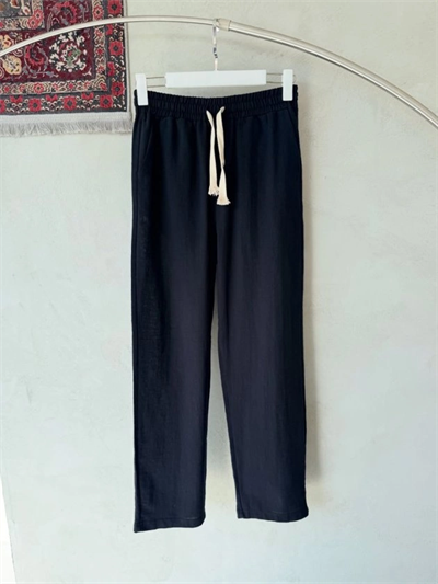 Erkek İthal Yıkamalı Keten Pantolon