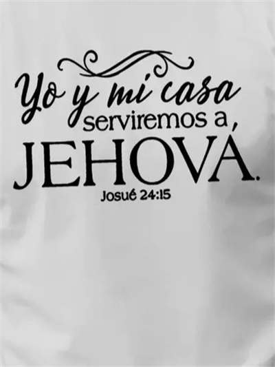 Erkek Jehova Baskılı Süprem T-shirt