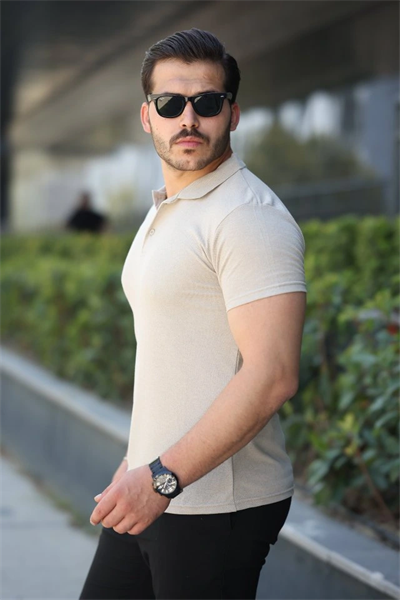 Erkek Kısa Kollu Yakalı Tişört