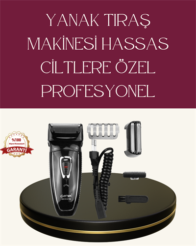 Erkekler İçin Folyo Başlıklı Tıraş Makinesi