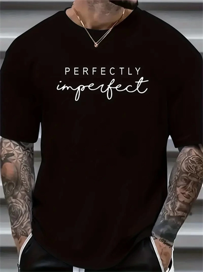 Erkekler Için PERFECTLY Günlük Tişört  - Siyah