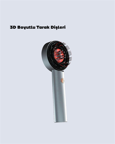 Esansiyel Yağ Hazneli LED Saç Bakım Masaj Tarağı
