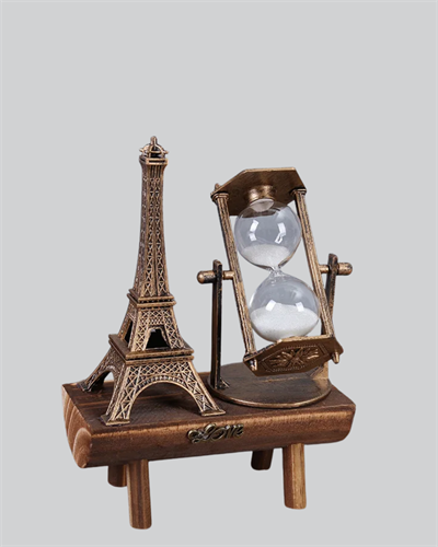 Ev, Ofis ve Kafeler İçin Retro Ahşap Kum Saati Dekorasyonu