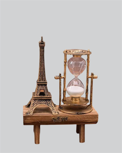 Ev, Ofis ve Kafeler İçin Retro Ahşap Kum Saati Dekorasyonu