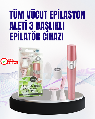 Ev Tipi Profesyonel Epilasyon Cihazı – Pembe