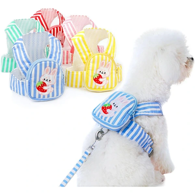 Evcil Hayvan Çantalı Göğüs Gezdirme Tasması Seti