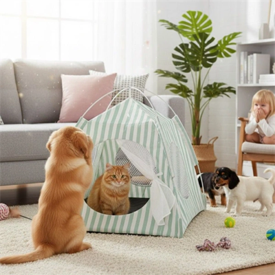 Evcil Hayvan Katlanabilir Oyun Çadırı
