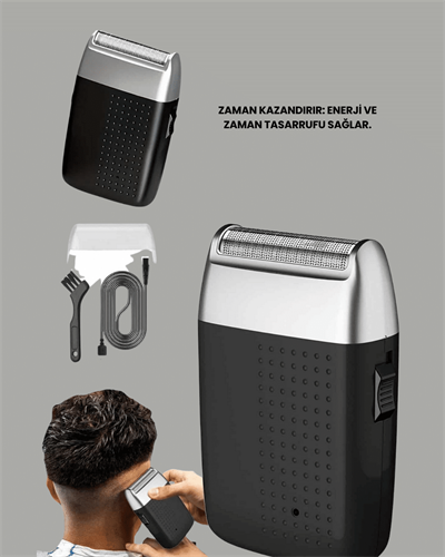 Evde Kişisel Bakımın Yeni Yolu – Kompakt ve Ergonomik Tıraş Makinesi