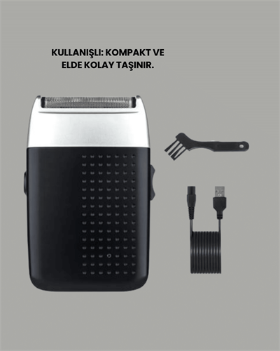 Evde Kişisel Bakımın Yeni Yolu – Kompakt ve Ergonomik Tıraş Makinesi