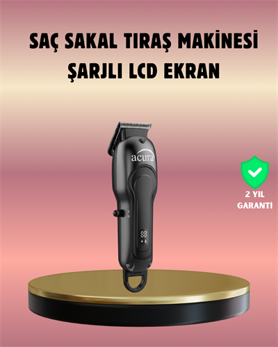 Evde ve Profesyonel Kullanıma Uygun Turbo Modlu Tıraş Makinesi