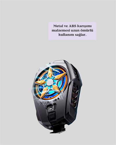 Evrensel Uyumlu Type-C Şarjlı Cep Telefonu Radyatörü