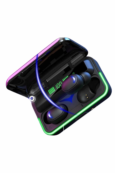 Extra Bass Kablosuz Kulaklık Işıklı Bluetooth Kulaklık Powerbank Özellikli