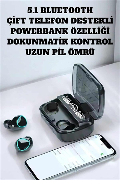 Extra Bass ve HD Ses ile Üstün Bluetooth 5.3 Kablosuz Kulaklık