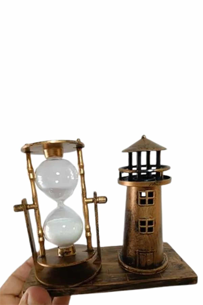 Eyfel Kulesi ve Deniz Feneri Dekoratif Masa Biblosu Hediyelik