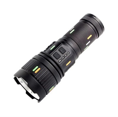 F.B.I Pro F-3001 Alüminyum TG LED Güç Göstergeli Type-C Şarjlı El Feneri 100 W
