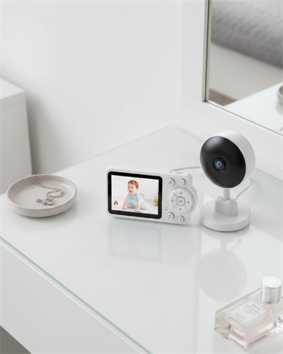 FHSS Teknolojili Güvenli Bebek Monitörü Net Görüntü