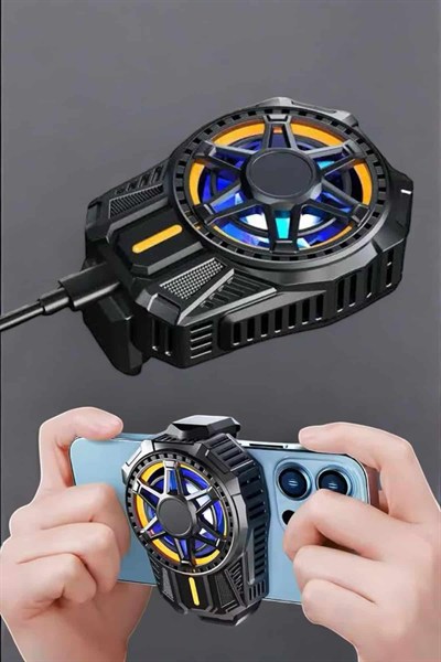 Fanlı Radyatör Soğutucu Telefon Soğutucu Tüm Telefonlara Uyumlu