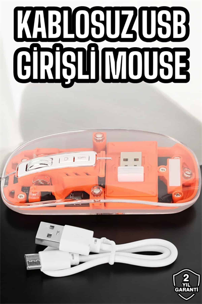 Fare Mouse Çift Modlu Kablosuz Bağlantılı 2.4GHz Destekli
