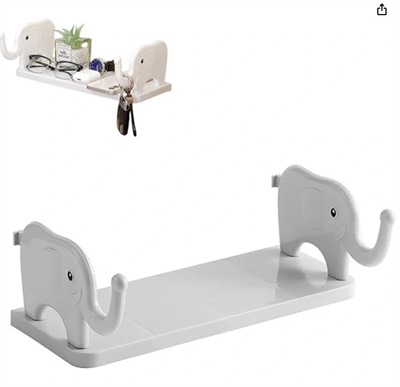 Fil Desenli Yapışkanlı Çok Amaçlı Raf