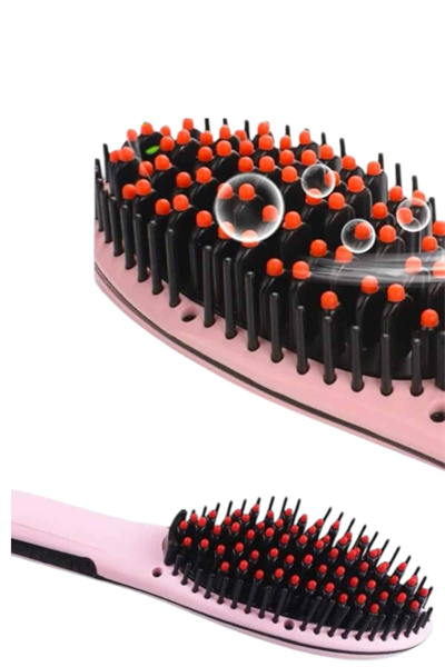 Fön Tarağı Saç Düzleştirici Sıkı Dişli Isı Ayarlı Elektriklenme Karşıtı