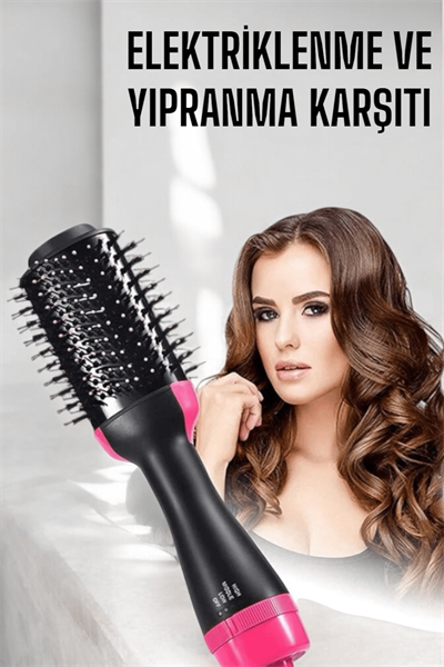 Fön Tarak Elektriklenmeyi Önleyen ve Parlaklık Veren Saç Şekillendirici