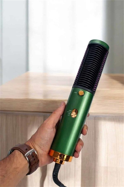 Fön Tarak Saç Düzleştirici Üflemeli Fön Makinesi Sıkı Dişli Taşınabilir