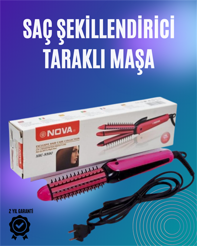Fön ve Tarama İşlemini Birleştiren Pratik Saç Tarağı