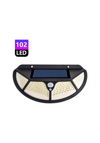 Fonksiyonel Sensörlü 102 Ledli Solar Bahçe Lambası
