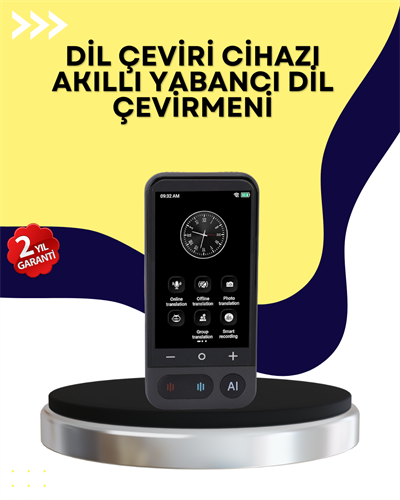 Fotoğraf Tanıma ve Konuşma Çevirili Akıllı Tercüman