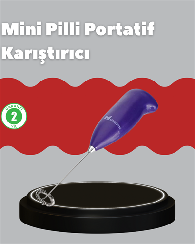 Frappe ve Cappuccino Maker – Taşınabilir Pilli Köpürtücü Mikser