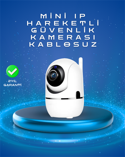Full HD 1080P Kablosuz Pan & Tilt Güvenlik Kamerası – Hareket Takipli ve İki Yönlü Sesli