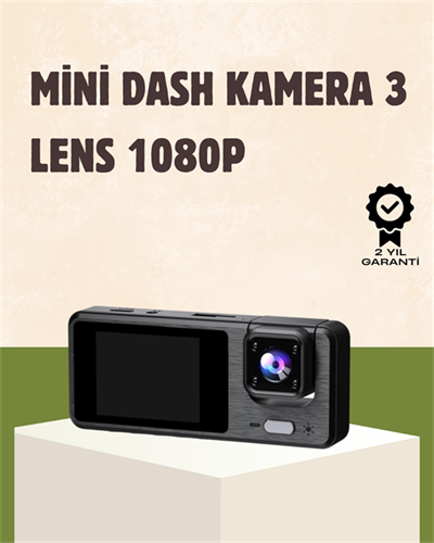 Full HD 3 Kanallı Araç Kamerası – Akıllı Çözümlerle Sürüş