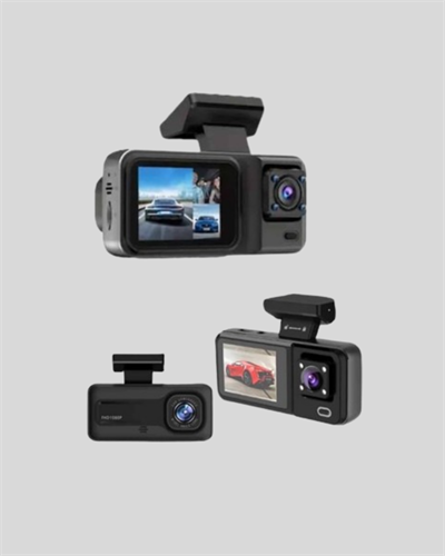 Full HD 3lü Araç Kamerası Geri Görüş Destekli Park Modlu 1080P DVR