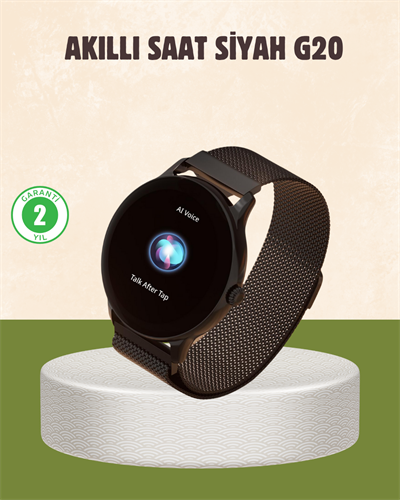 G20 Mini Akıllı Saat – Sağlık Takibi, Uzun Pil Ömrü, Dokunmatik Renkli Ekran
