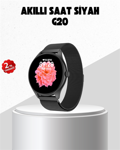 G20 Mini Akıllı Saat – iPhone & Android Uyumlu, Adım Sayar ve Uyku Takipli