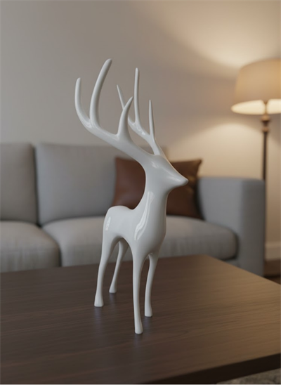 GEYİK FİGÜRÜ BEYAZ