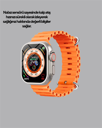 GPS’li Akıllı Saat – Nabız, Uyku ve Adım Takibi, Suya Dayanıklı