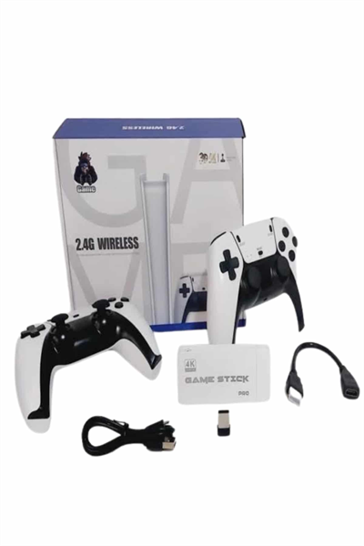 Game Stick 4K Retro Çift Kollu Atari Oyunlari +20000 Oyunlu Konsol Nostalji