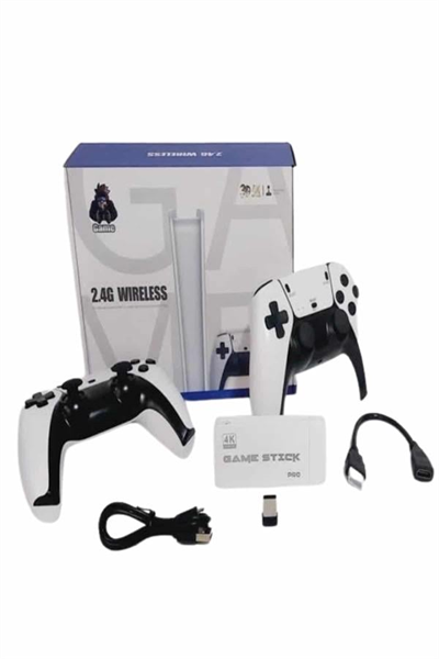 Game Stick 4K Retro Çift Kollu Atari Oyunlari +20000 Oyunlu Konsol Nostalji