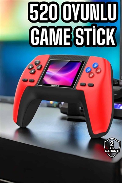 Gamepad 520 Retro Oyunlu Taşınabilir El Konsolu Atari