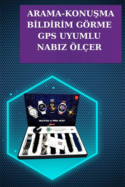 Gamer Kulaklık ve Çok Kordonlu Akıllı Saat Gürültü Önleyici GPS Desteği