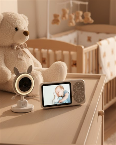 Gece Görüşlü Bebek Telsizi Besleme Hatırlatıcılı LCD Ekran